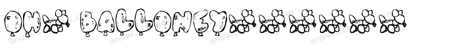 Oh, Balloney字体转换